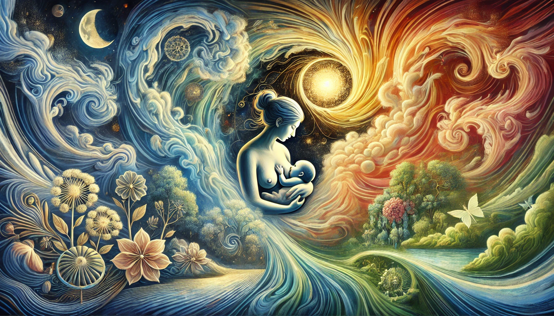 Stillen als Akt der Schöpfung: Philosophische und spirituelle Perspektiven